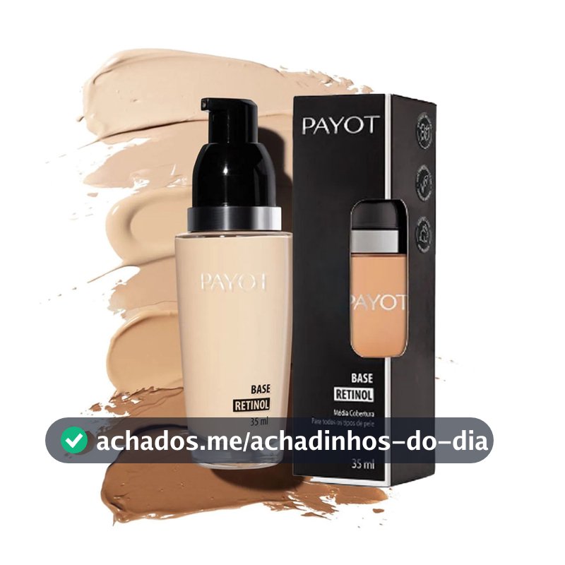 Base Media Cobertura Payot Retinol 35ml