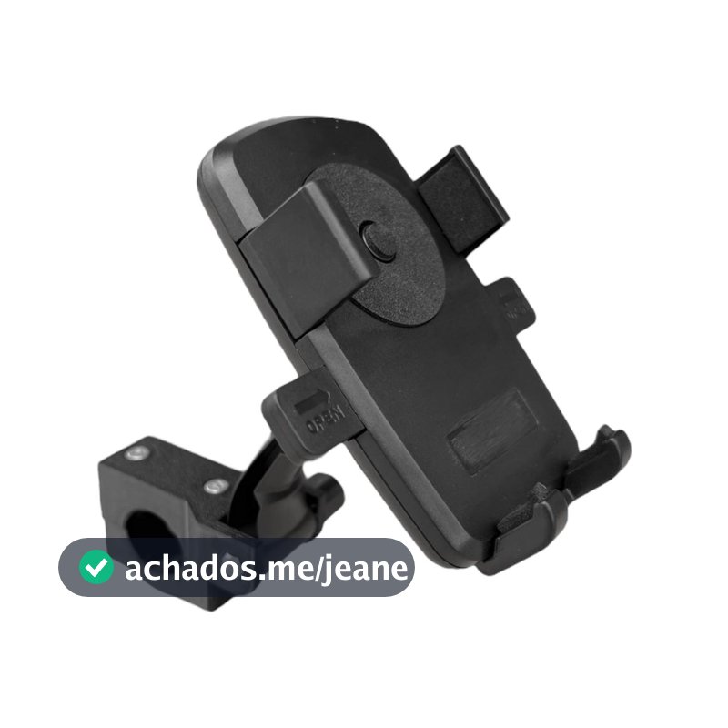 Suporte De Celular Para Guidão Moto Bicicleta Bike Motoboy Impressão 3D