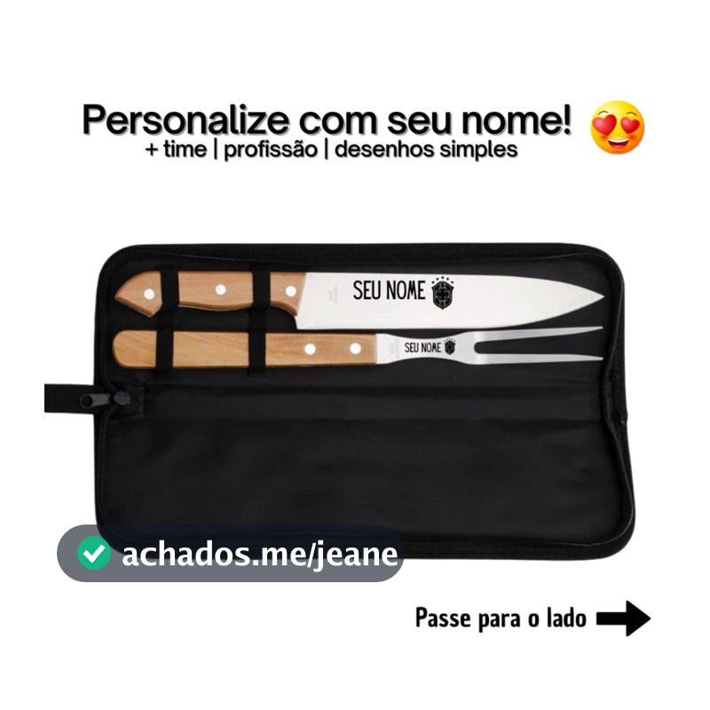 Kit Churrasco Personalizado Nome Time Logo Empresa