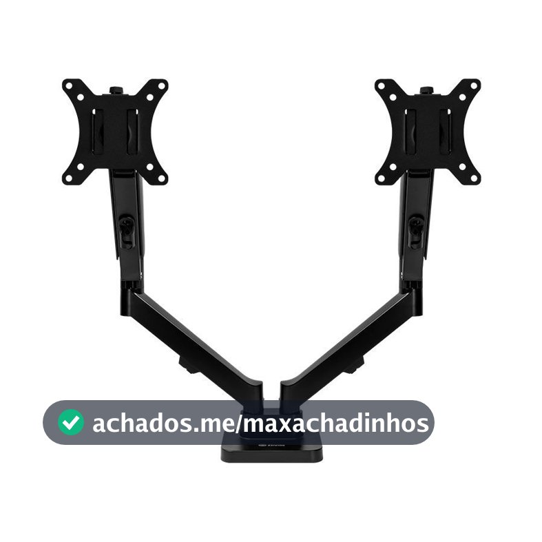 Suporte Articulado Para 2 Monitores 13 a 32 Pistão a Gás Zinnia Nimbo 210 Preto,ZNO-ZNNBO210-BK01-V2