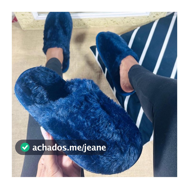 Pantufa de Pelúcia Unissex Inverno Chinelo Quarto Quentinho Antiderrapante