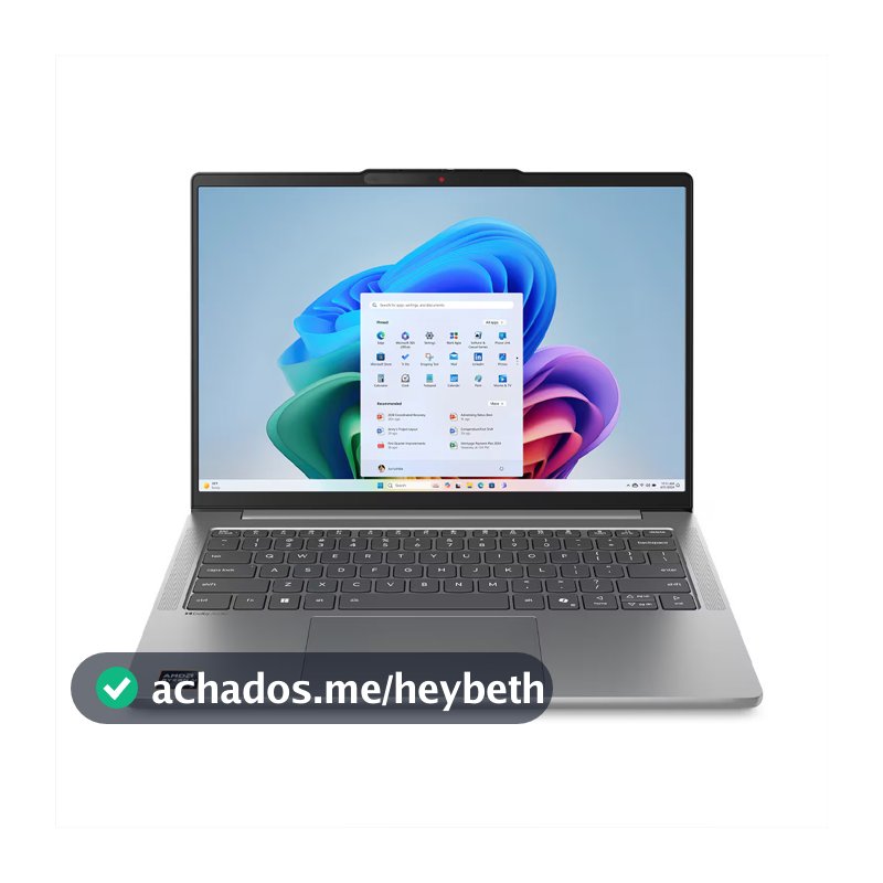 Notebook 14P Ideapad Slim 5 83NJ0002BR mais PC AMD Ryzen AI 5 330 SSD Luna Gray Lenovo