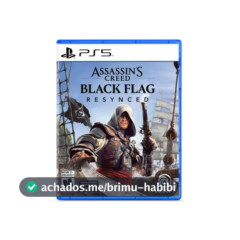Assassins Creed Black Flag Resynced PS5 Midia Fisica