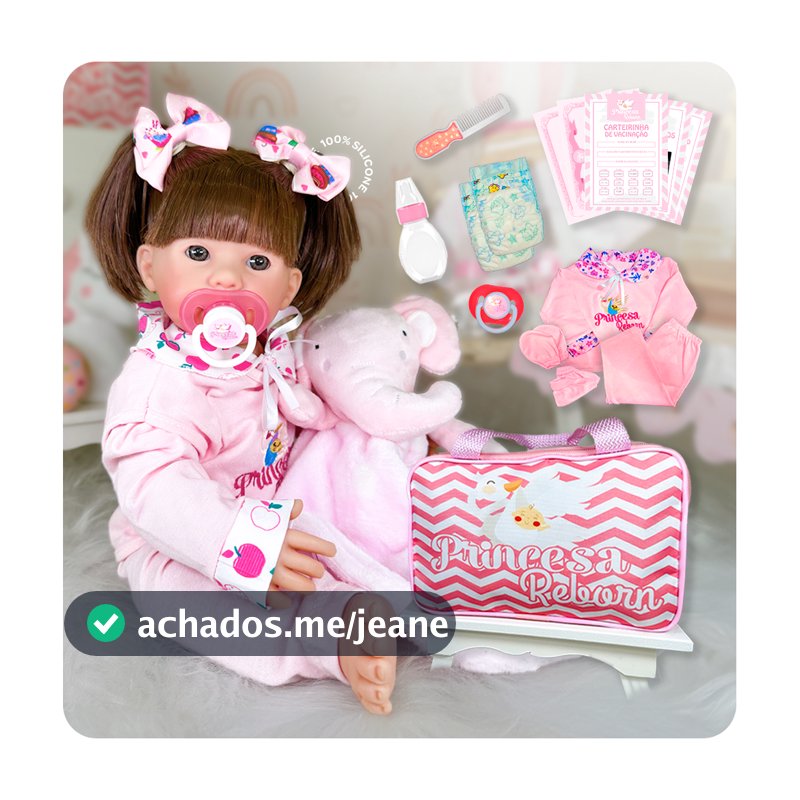 Boneca Bebe Reborn Silicone Menina Realista Completa Promoção