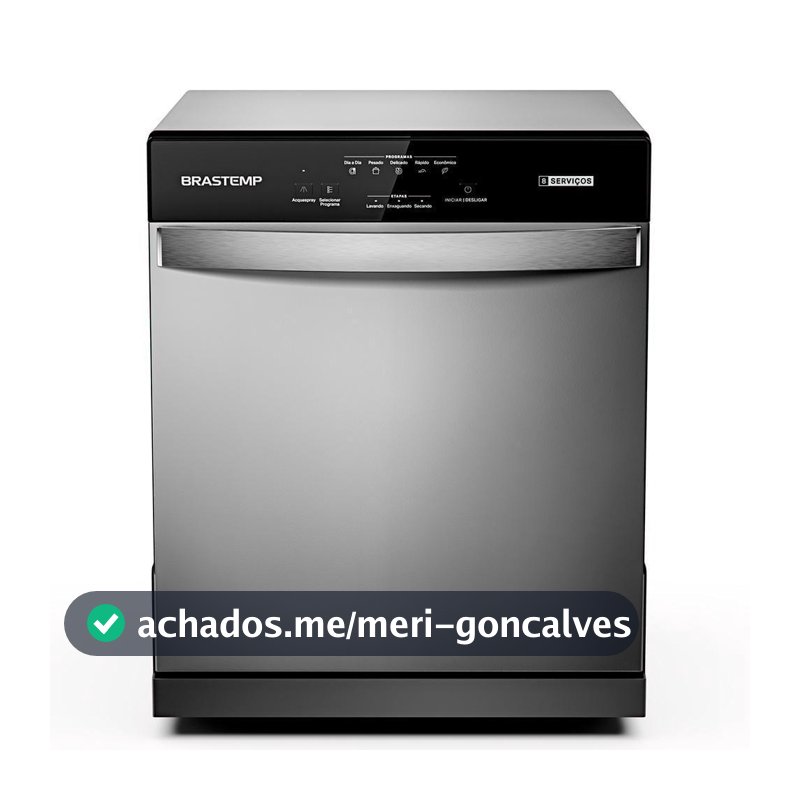 Lava Louças Brastemp 8 Serviços BLF08BS Cinza