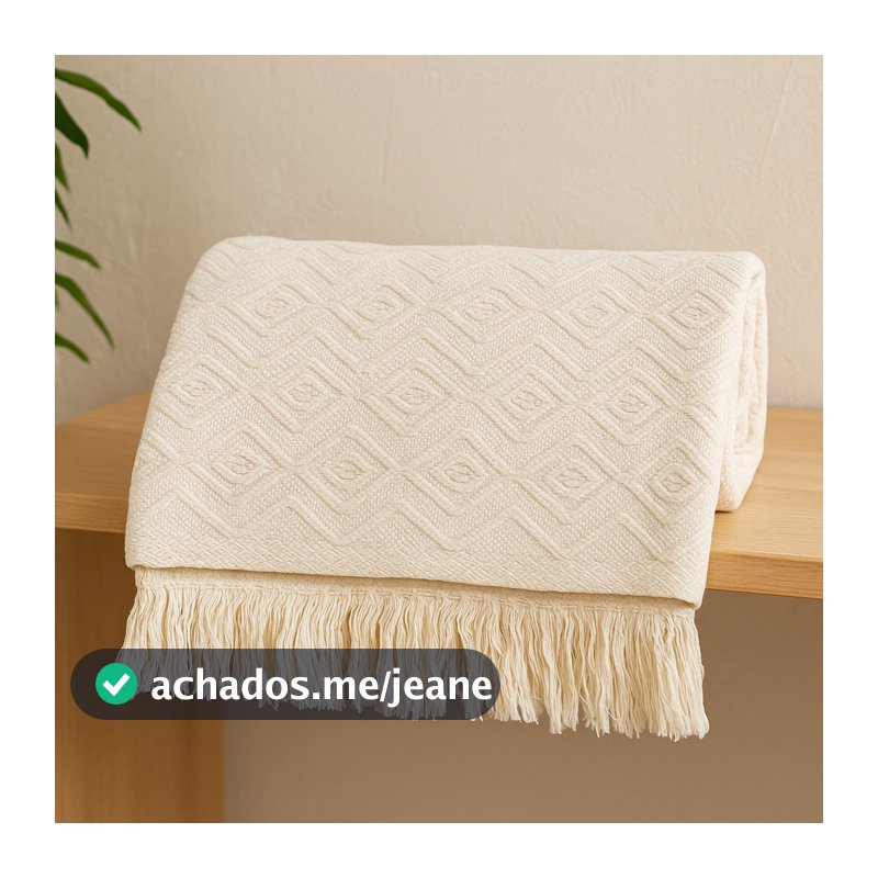 Manta para Sofá de Luxo King Gigante 4,00x1,80 Metros Decorativa Premium Algodão Capa Protetora Grande