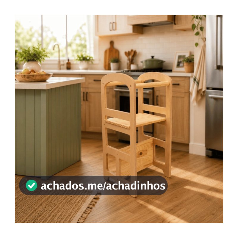 Torre De Aprendizagem Montessoriana Regula Altura - cód.7180 Criança