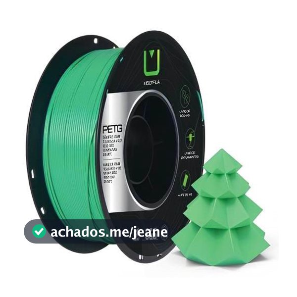 Filamento PETG Multifila 1.75mm 1KG para impressora 3D PCI-PET verde 038