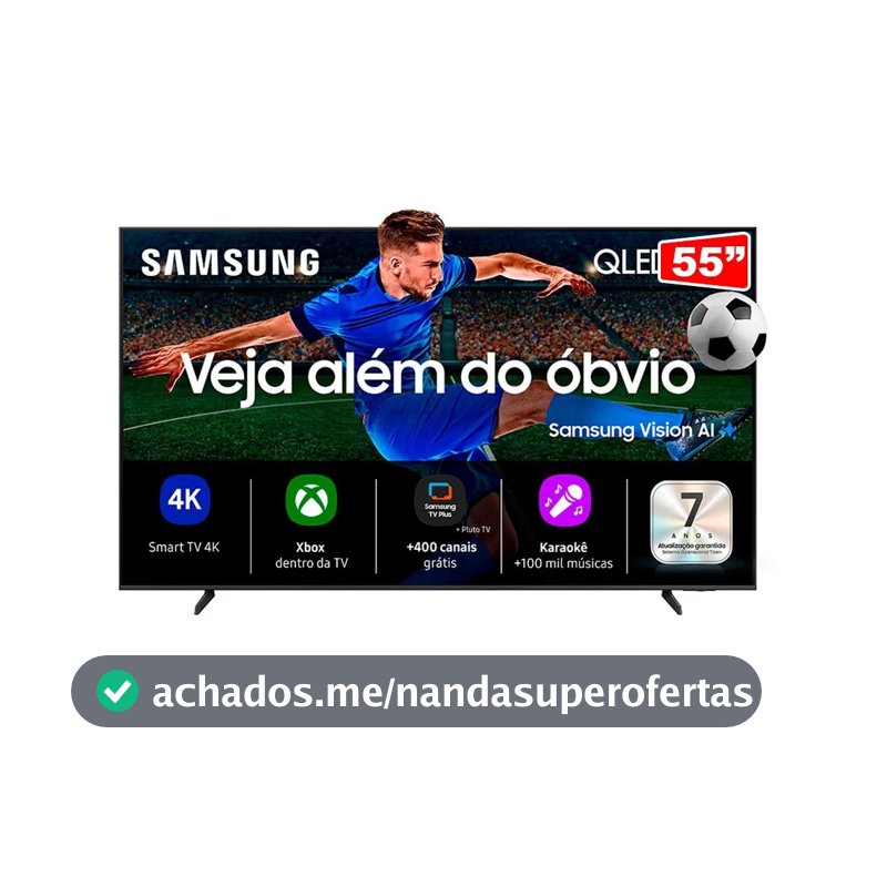 Smart Tv Samsung 55" QLED UTRA 4k Vision Ai QN55QEF1 HDR 130W