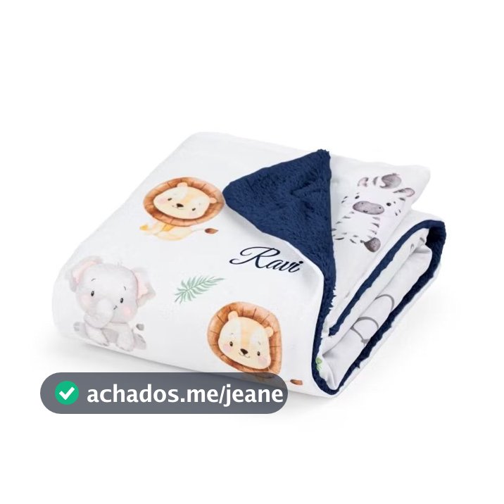 Manta Bebe personalizada,(SEM  BOLINHA) com nome do seu bebê menino e menina.
