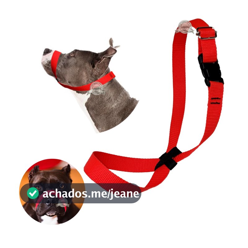 Focinheira regulável para cães não machuca respirável confortável cachorro