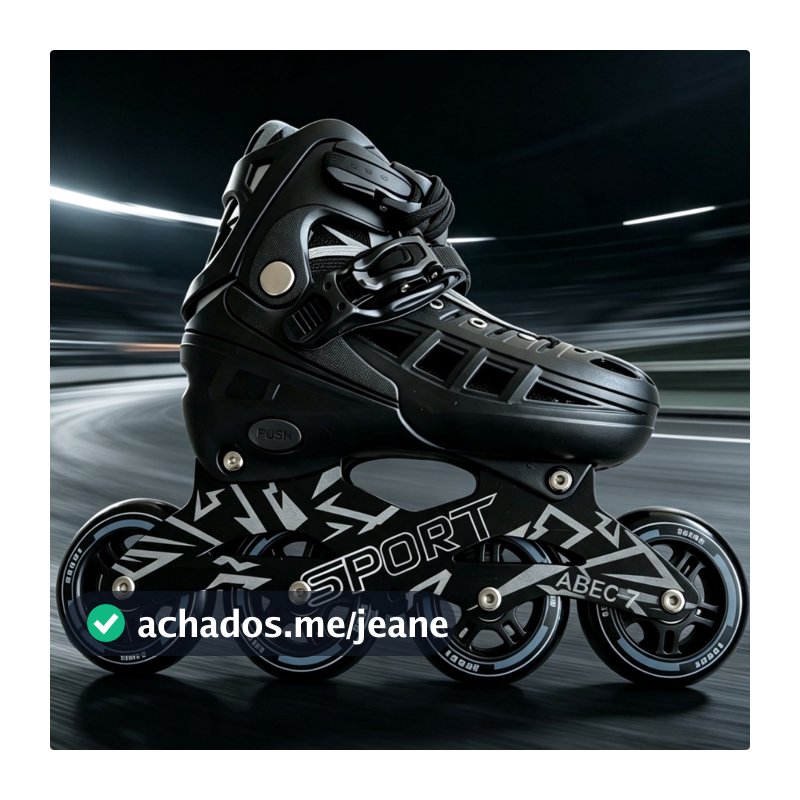 Patins Roller Reto De 4 Rodas Masculino Ajustável Semi Professional Inline Feminino Promoção