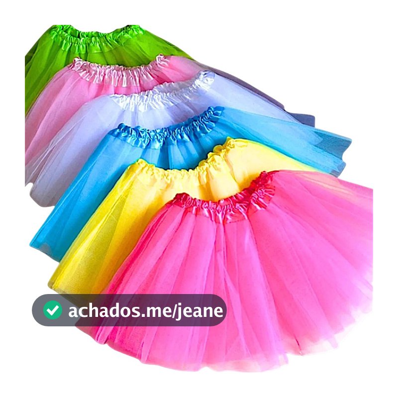 Saia de Tule 30 e 40 cm Tutu Infantil e Adulto carnaval festa dança evento escola teatro Fantasia