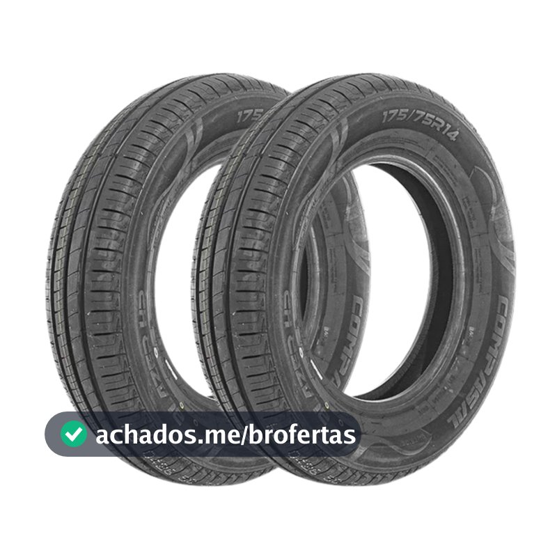 Kit 2 Pneus 175/75 R14 Blazer HP Compasal 86T Novos Aro 14