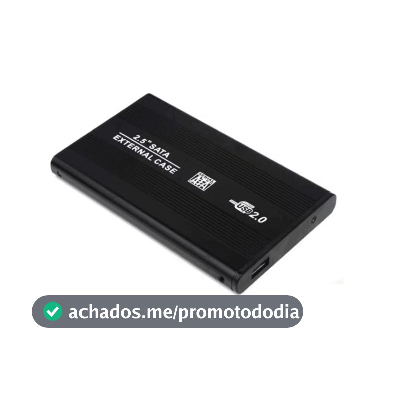Case Gaveta Hd Sata Externo 2.5 Notebook Usb 2.0 Pc