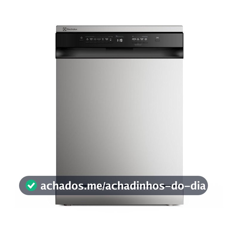 Lava-Louça Electrolux 14 Serviços Inox com Programa Lava & Seca 50 min (LS14E)