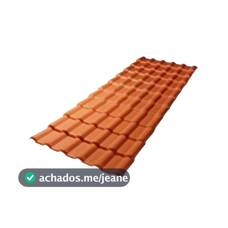 Telha PVC Plan Precon Cerâmica 2,42x0,88m