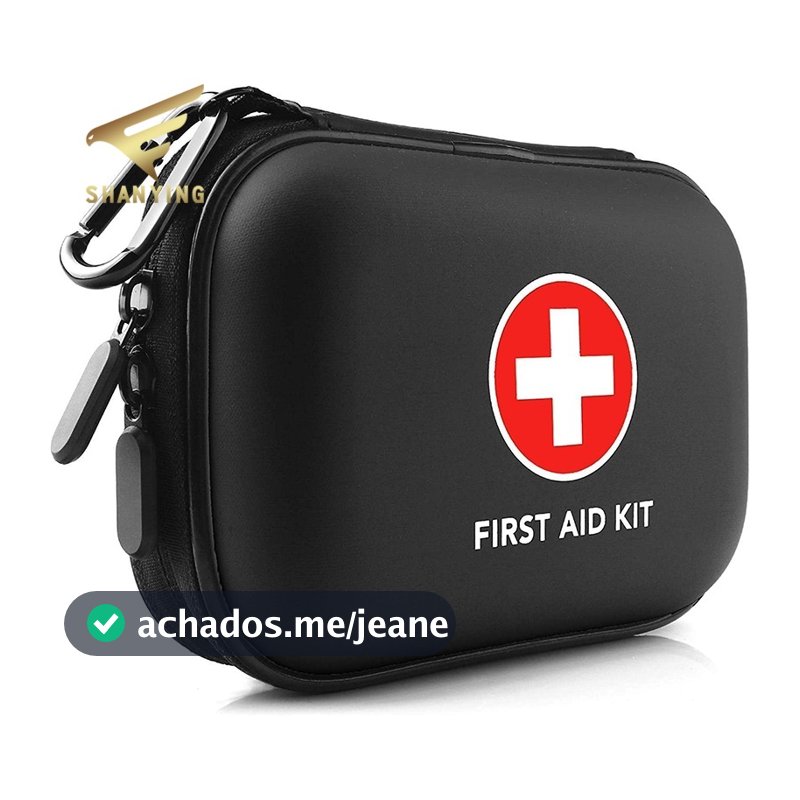 Bolsa Organizadora Para Kit De Primeiros Socorros Vazia Sem Conteúdo Portátil Casa Carro Viagem Camping Com Zíper Alça