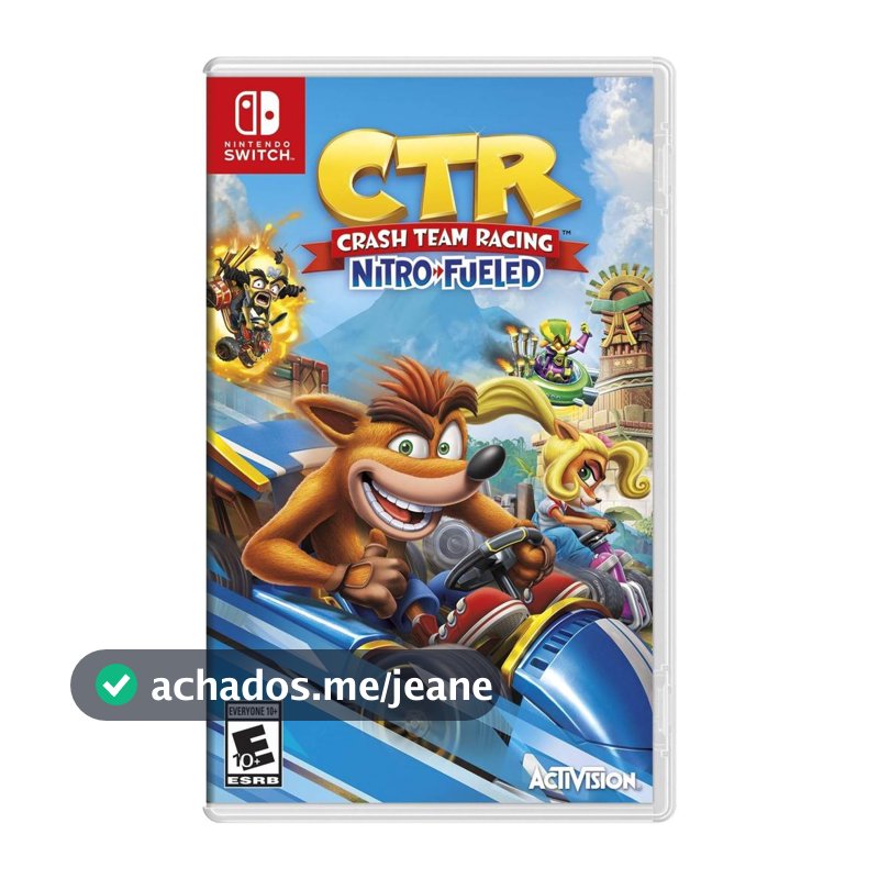Crash Team Racing Nitro Fueled Switch Midia Fisica