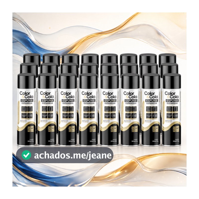 Espuma Expansiva 500ml Profissional kit 24 Unidades Construção Vedação isolante poliuretano