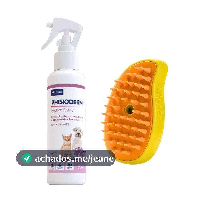 Phisioderm Hydrat Spray 250ML Hidratação + Brinde Escova
