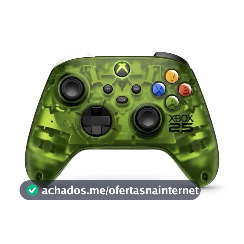 Controle sem fio XBOX - X25 Edição Especial de 25 anos - XBOX Series X/S, XBOX One, PCs, TVs, mobile