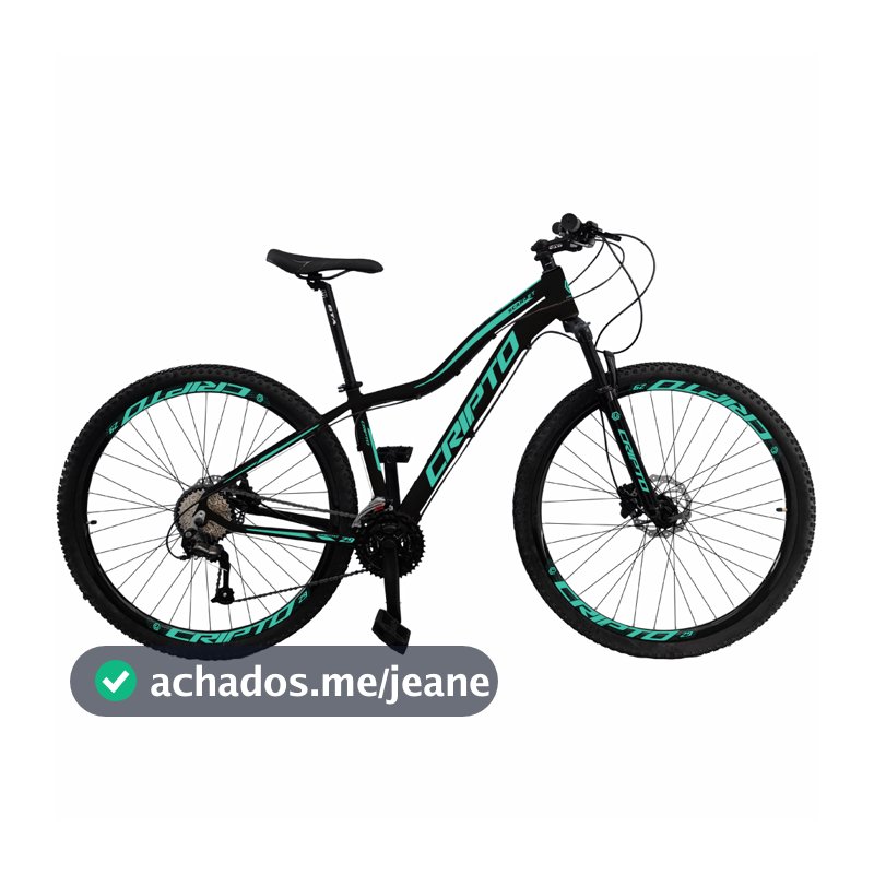 Bicicleta Aro 29 Cripto 24 Vel Freio Hidráulico e Suspensão