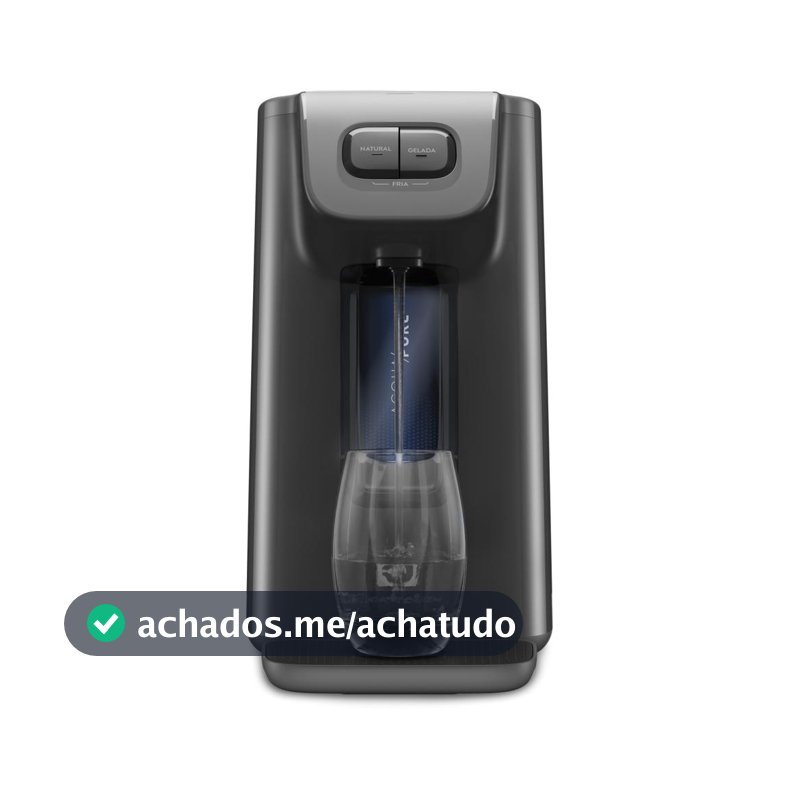 Purificador Electrolux com Compressor Experience Painel Mecânico Grafite (PC01X)