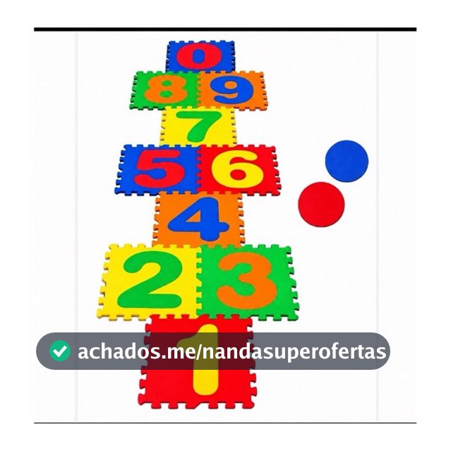 Amarelinha Tatame  5mm , escolas, creche, crianças