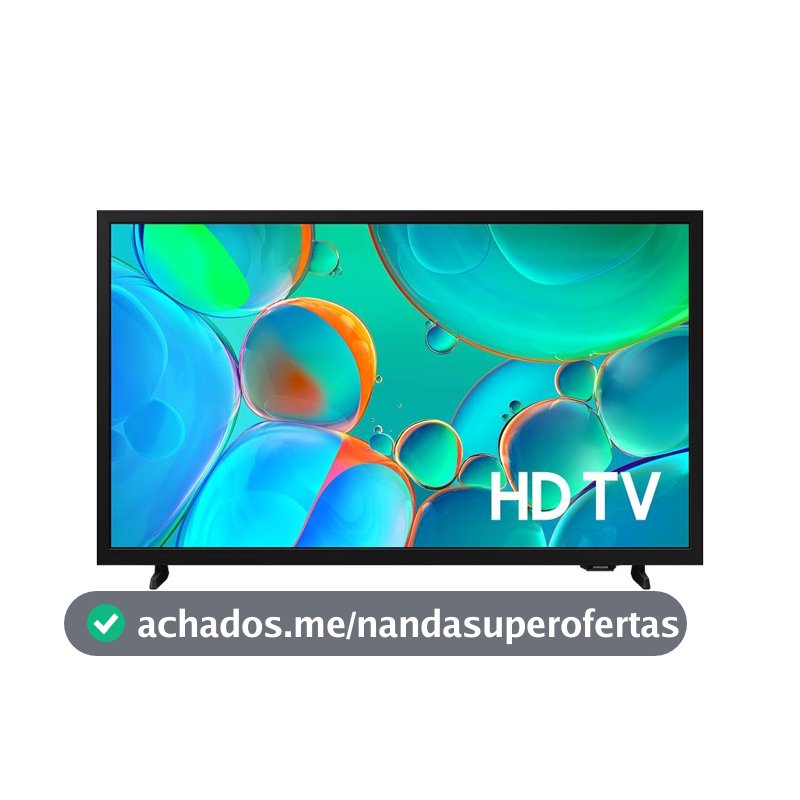 Samsung Smart TV 32" HD H5000F 2025, Canais Gratuitos, HDR,
