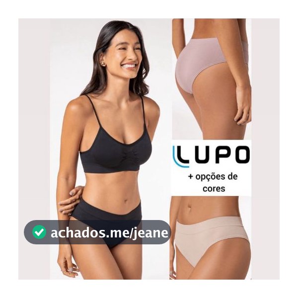 Calcinha Básica Sem Costura Loba Lupo 40300