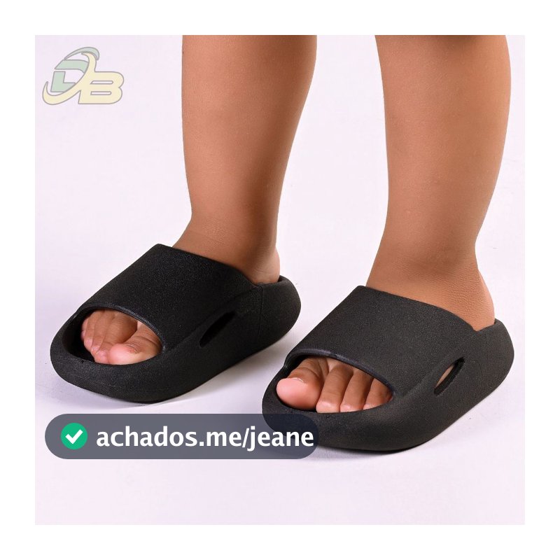Chinelo Infantil Unissex Confortável Escolar Injetado Nuvem 21ao34