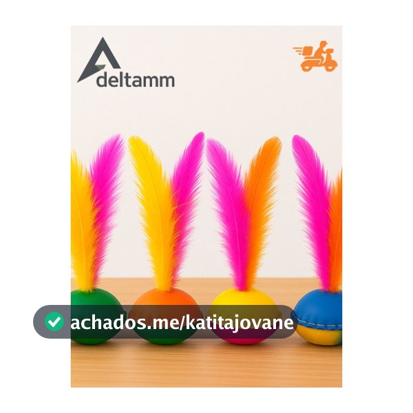 KIT 10 PetecaS Cores Sortidas Brinquedo Infantil Brinde Lembrancinha Diversão ao Ar Livre 4 penas