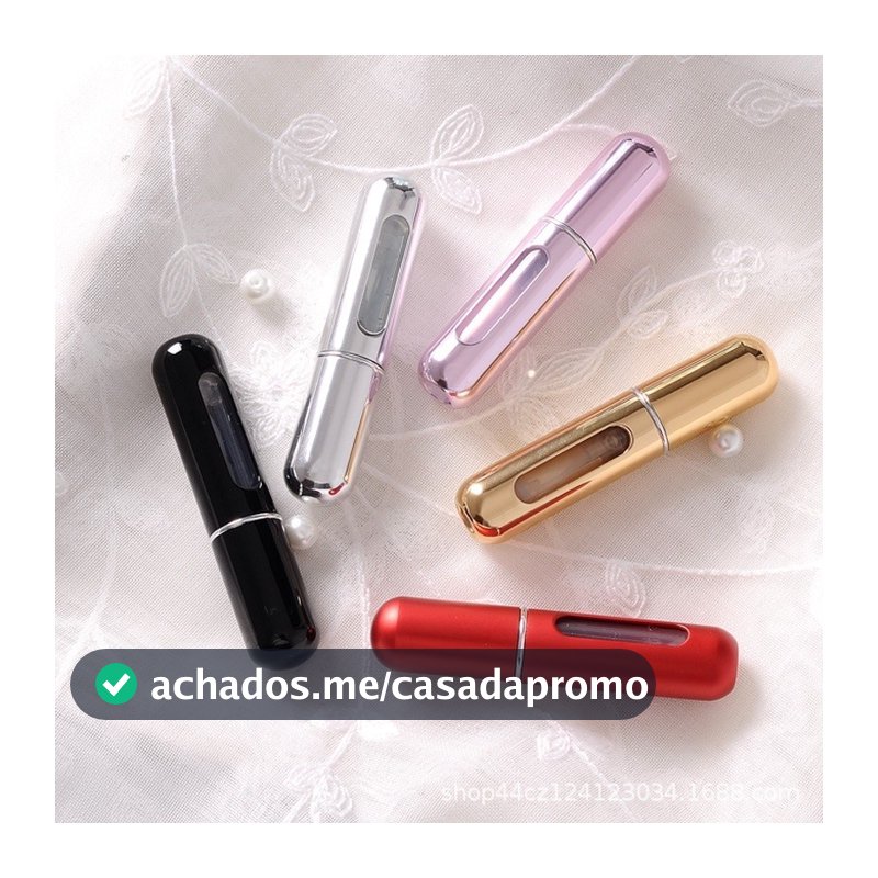Porta Perfume Recarregavel Portatile Spray 5ml
