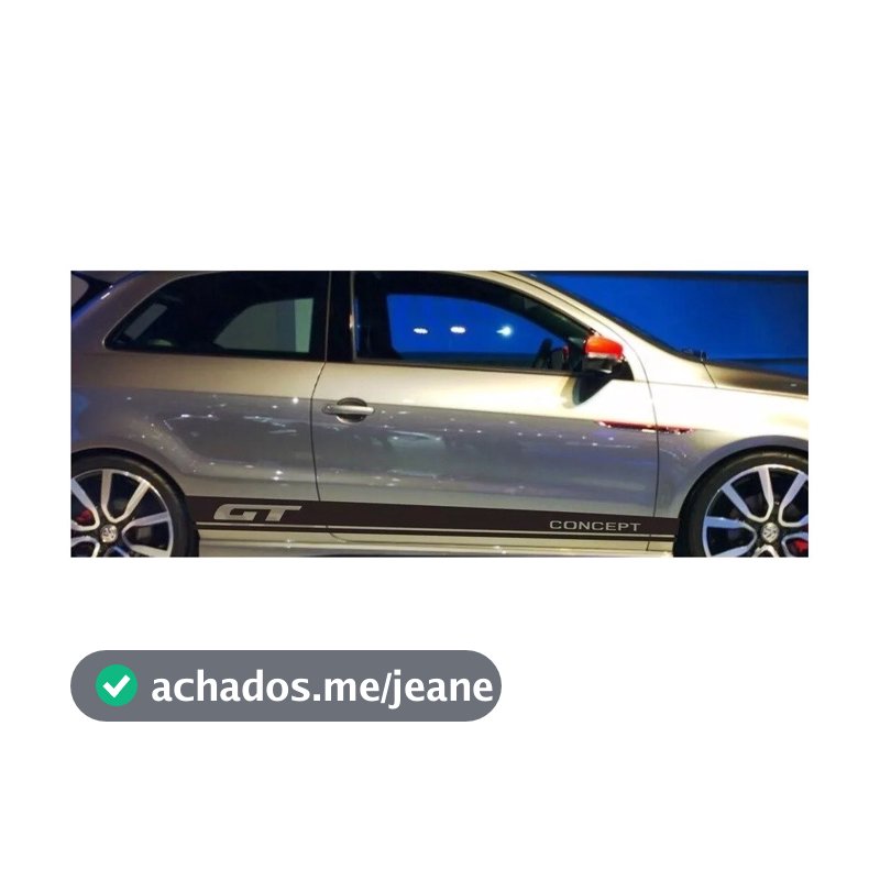 Faixa Lateral Para VW Gol G4 G5 G6 Gt Concept 1 Adesivo Colante Fita Adesiva Tuning Acessórios
