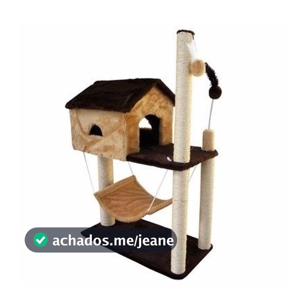 Arranhador Para Gato Casa Com Rede