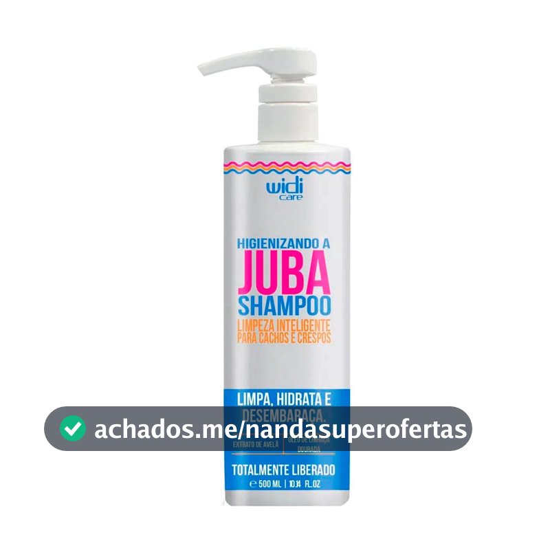 Shampoo Widi Care Higienizando A Juba 500ml