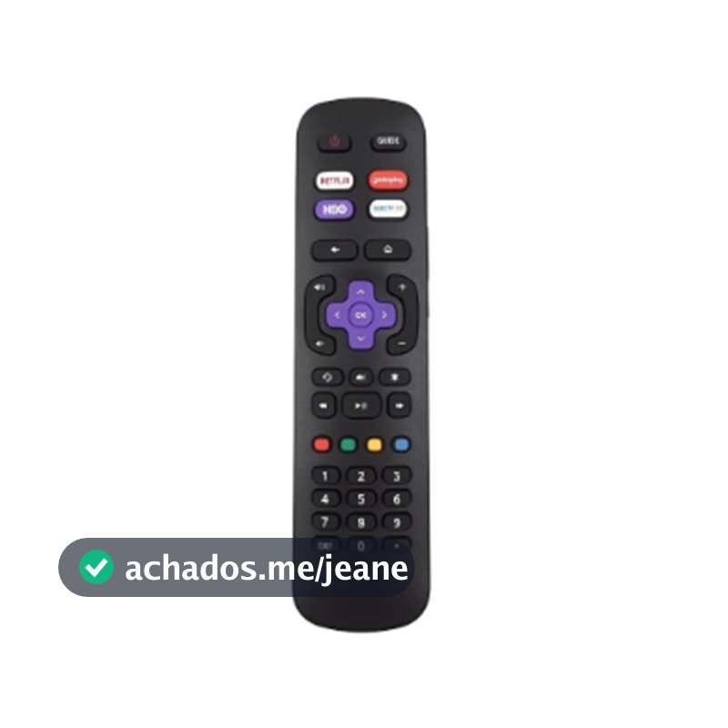 Controle Remoto Compatível Tv Semp paraTcl Toshiba Roku Smart