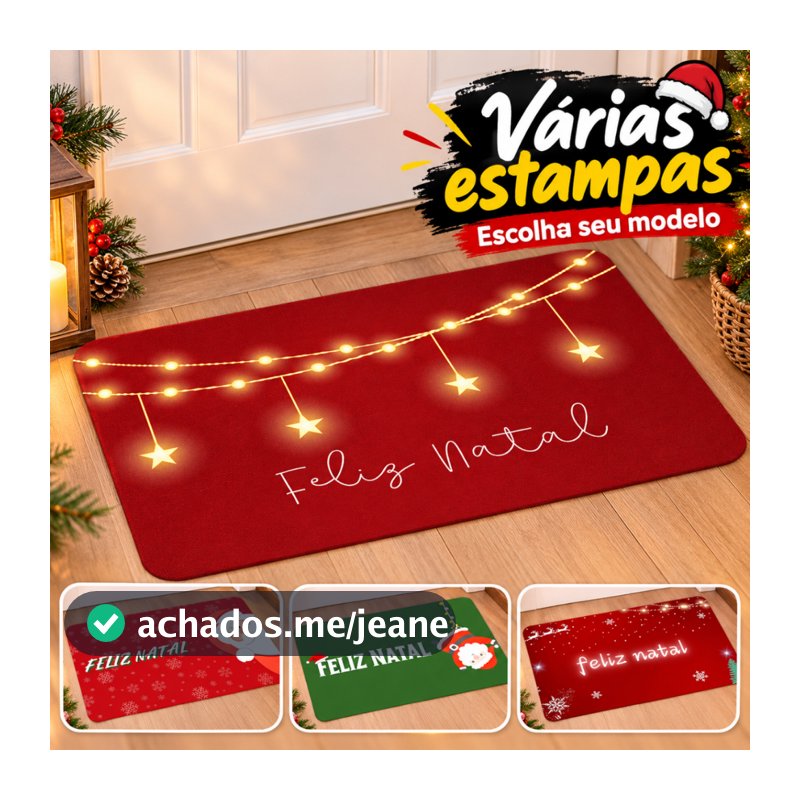 Tapete Para Porta Decorativo Feliz Natal Papai Noel Papai Noel Divertido Natal Delicado Entrada Feliz Natal