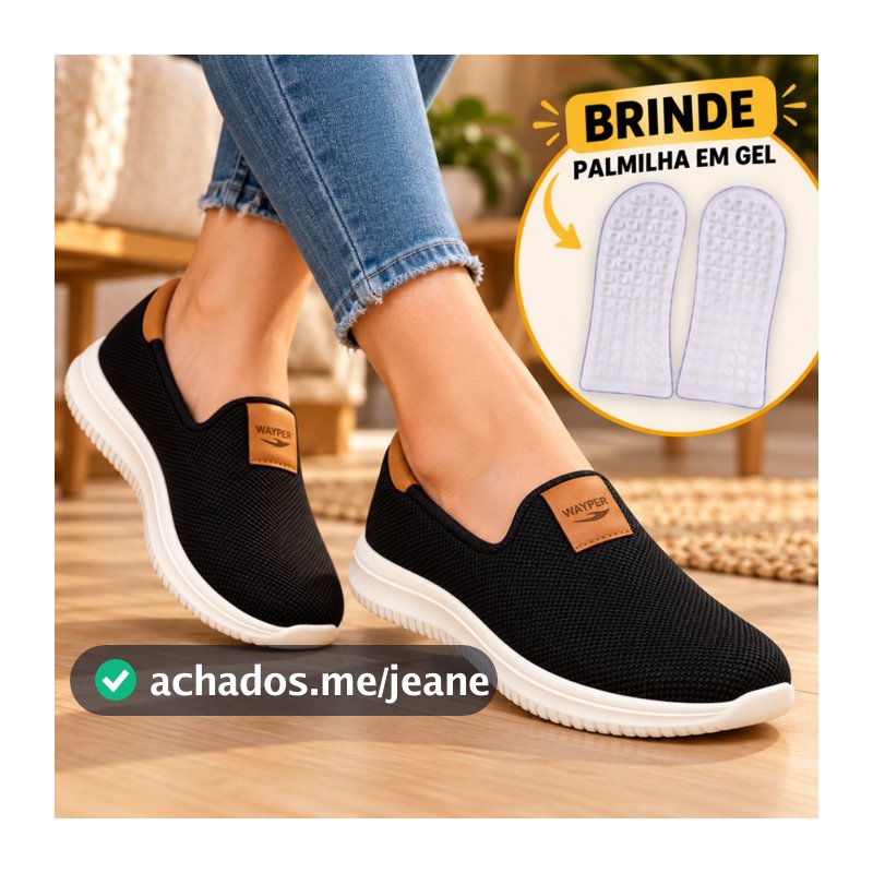 Sapatilha Feminina Casual Adulta Leve Confortável Ideal Para Academia Caminhada Para o Dia a Dia Na Tênis Na Promoção