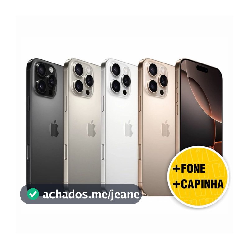 IPHONE 16 PRO E 16 PRO MAX ORIGINAL (VITRINE)