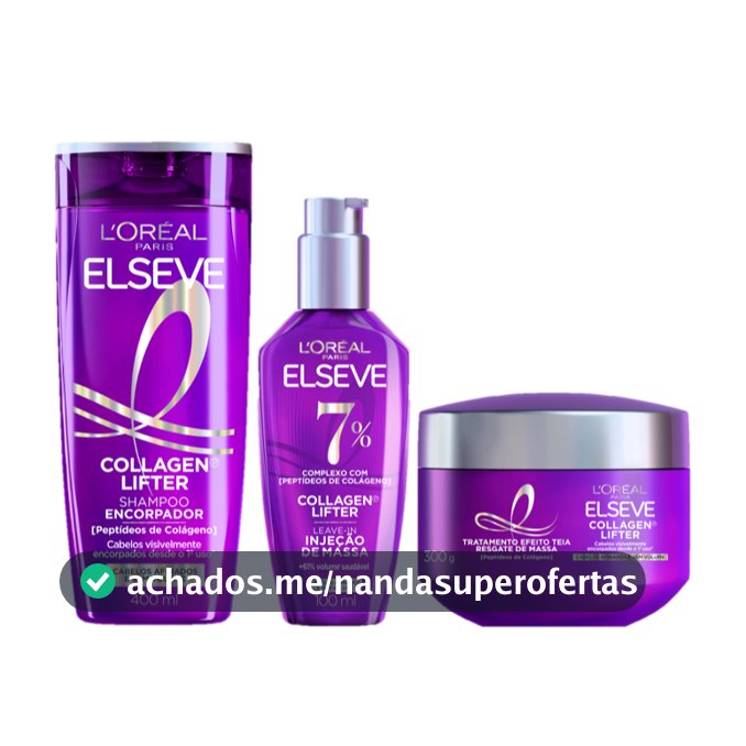 Kit Rotina Encorpadora Collagen Lifter (3 Passos)