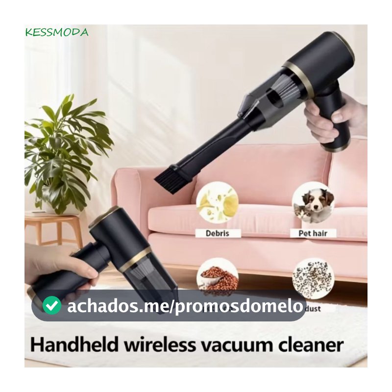 Kesselmanmoda Mini Aspirador De Pó , Portátil Recarregável De Sucção Forte , Espanador De Ar De Plástico