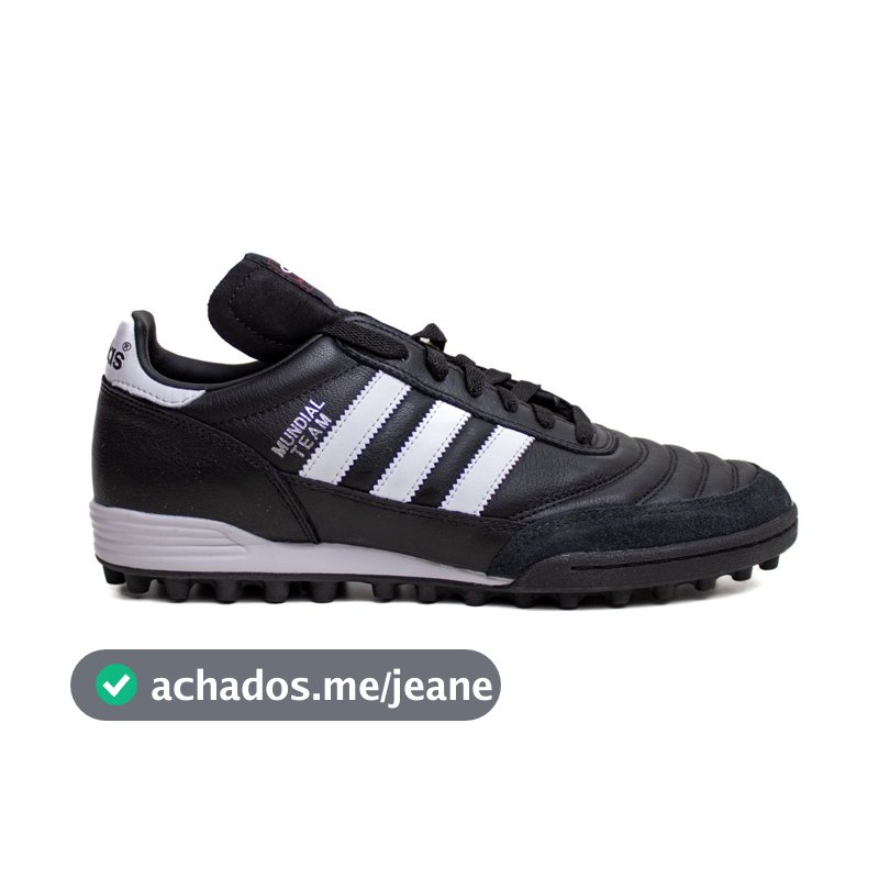 Chuteira Adidas Mundial Team Society Masculina - Preta para Futebol Society