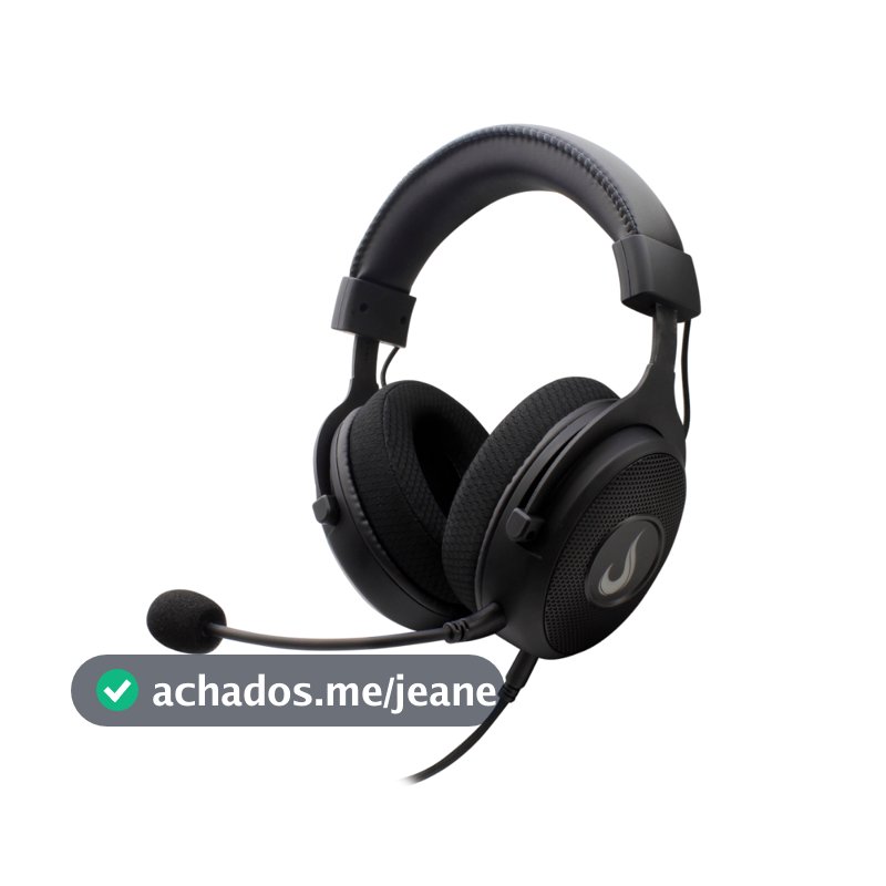 Headset Gamer | Rise Mode | Pure Sound Preto | 7.1 Surround | Drivers 50mm | USB-C