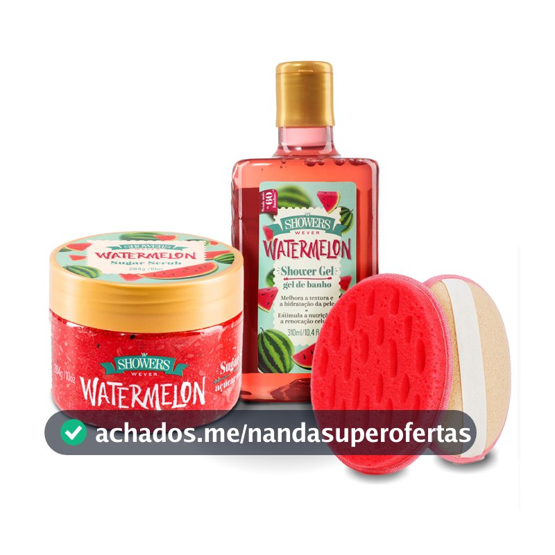 Kit Banho: Esfoliante Corporal de Açúcar + Gel de Banho + Brinde Exclusivo! - Wever Cosméticos