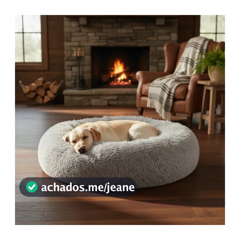 CAMA PET DONUT NUVEM PELUCIA REDONDA CAMINHA PELUCIADA NINHO CASINHA CASA COLCHONETE CÃO GATO TOCA
