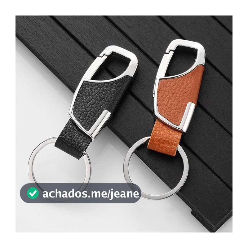 Chaveiro Carro Couro Metal Automotivo