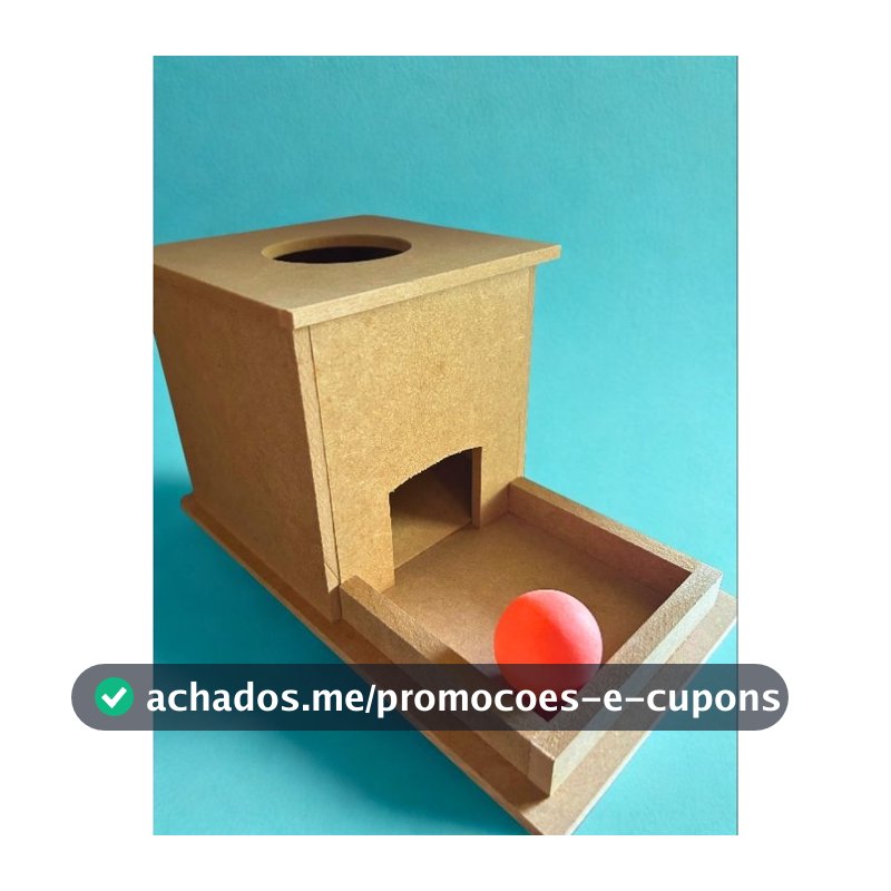 Caixa de Permanência Montessori para Bebês - Brinquedo Educativo