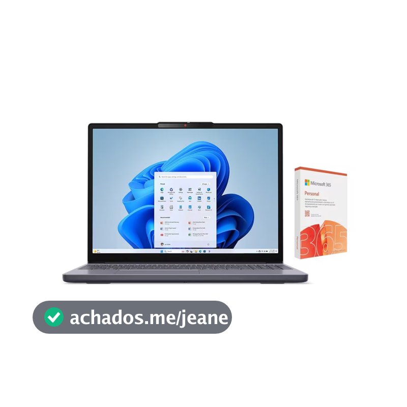 Notebook 15.3 IdeaPad Slim 3i Windows 11 Intel i5-13420H 8GB 512GB SSD Lenovo + Microsoft 365 Personal